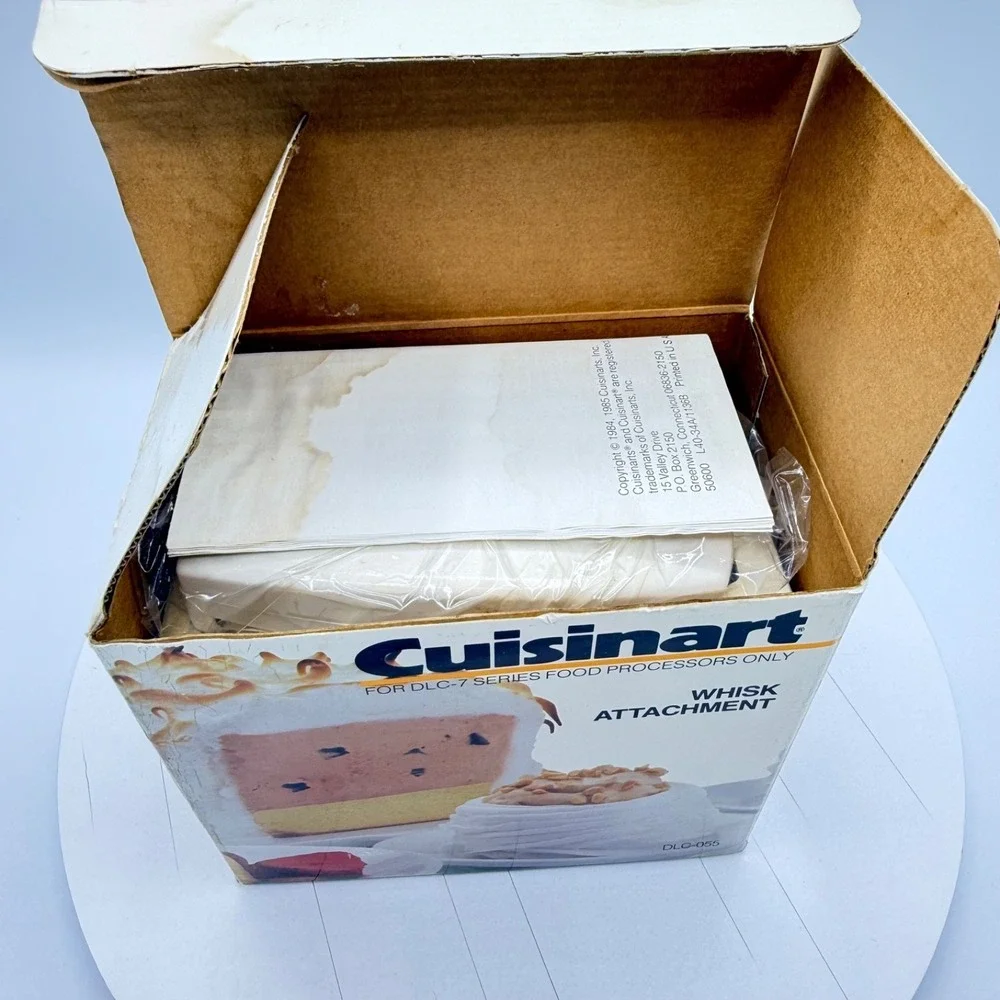 Cuisinart Whisk Attachment DLC-055 For DLC-7 Series Food Processors New In‎ Box